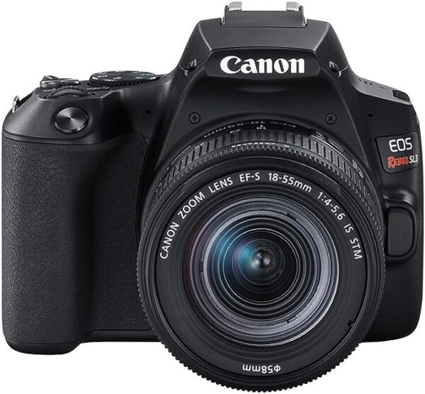Câmera Canon SL3 DSLR com 24.1MP, 3